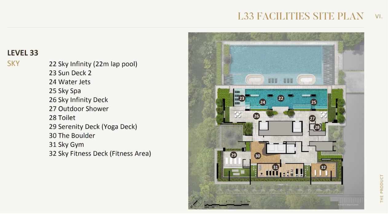 Aurea site plan Level 33