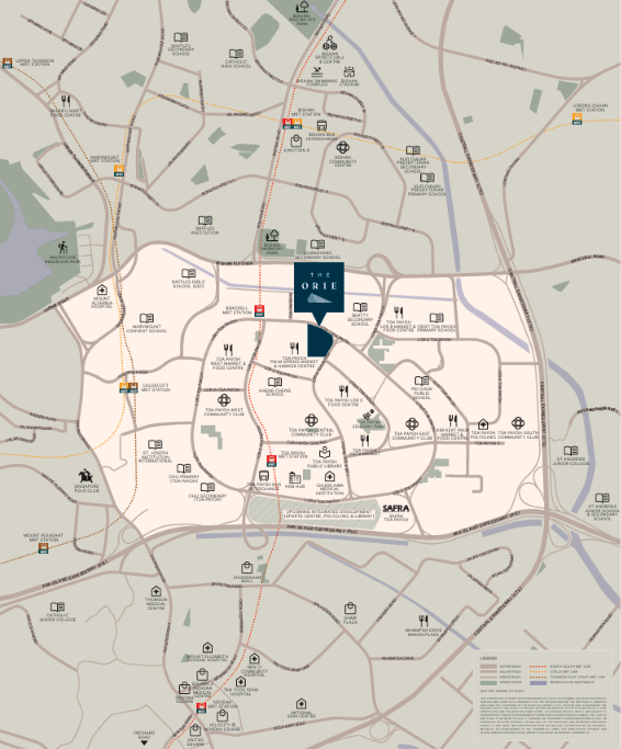 The Orie Location map