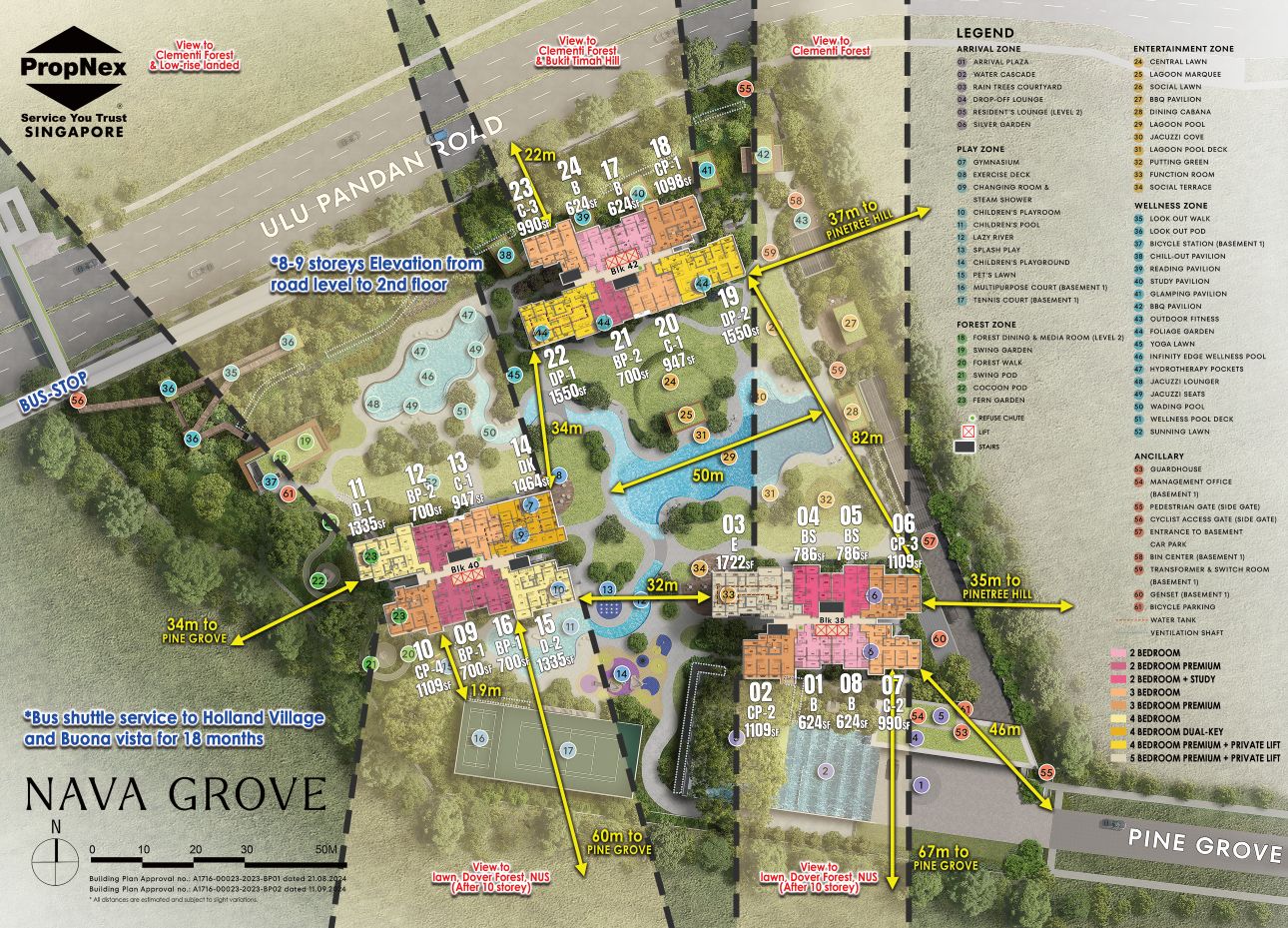 Nava Grove Site plan