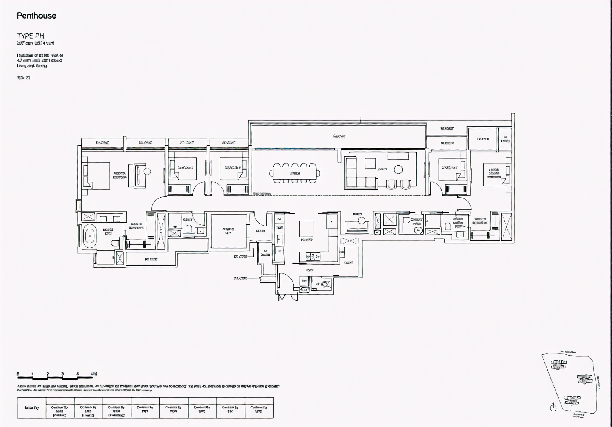 Pinetree Hill Penthouse floor plan