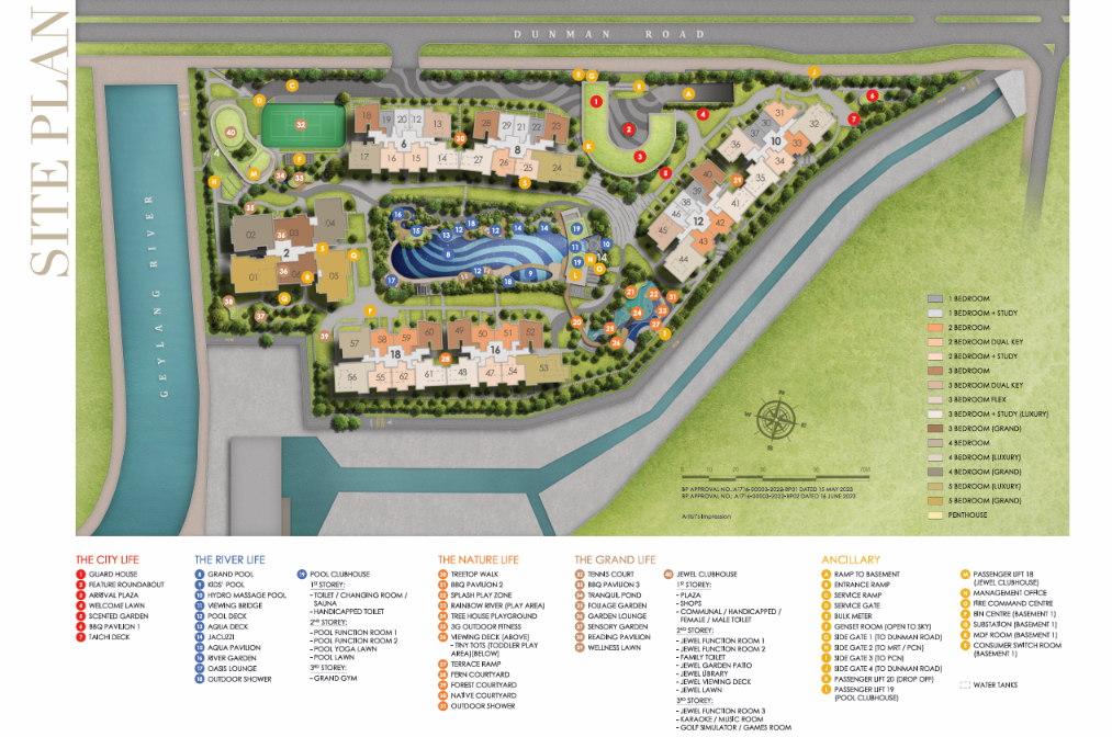 Grand Dunman Site map