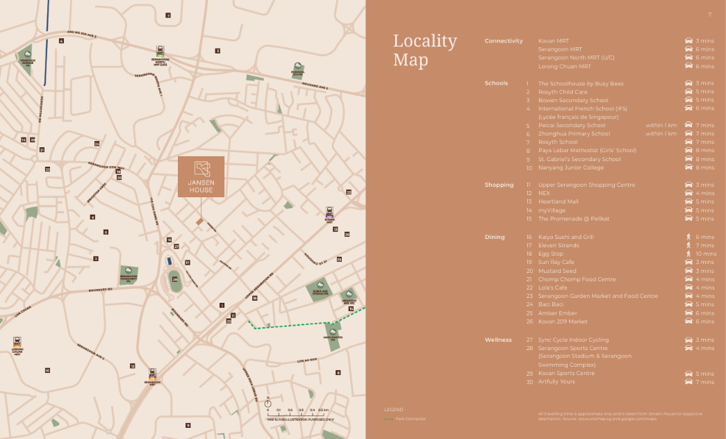 Jansen House Location map 