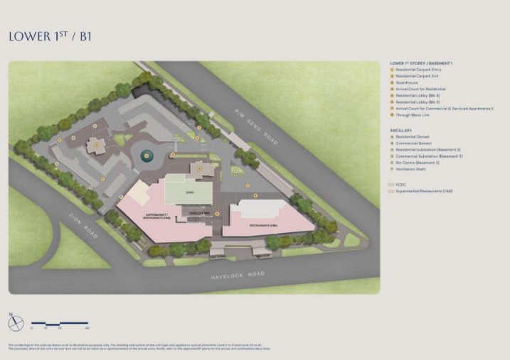 Zyon Grand Site map basement