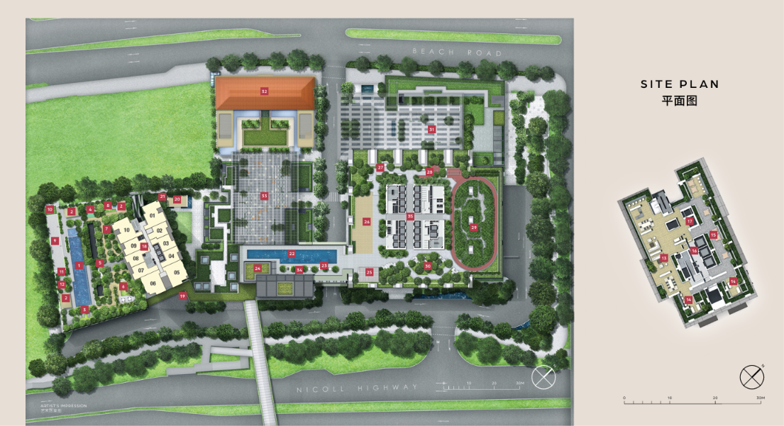 Midtown Bay site map 