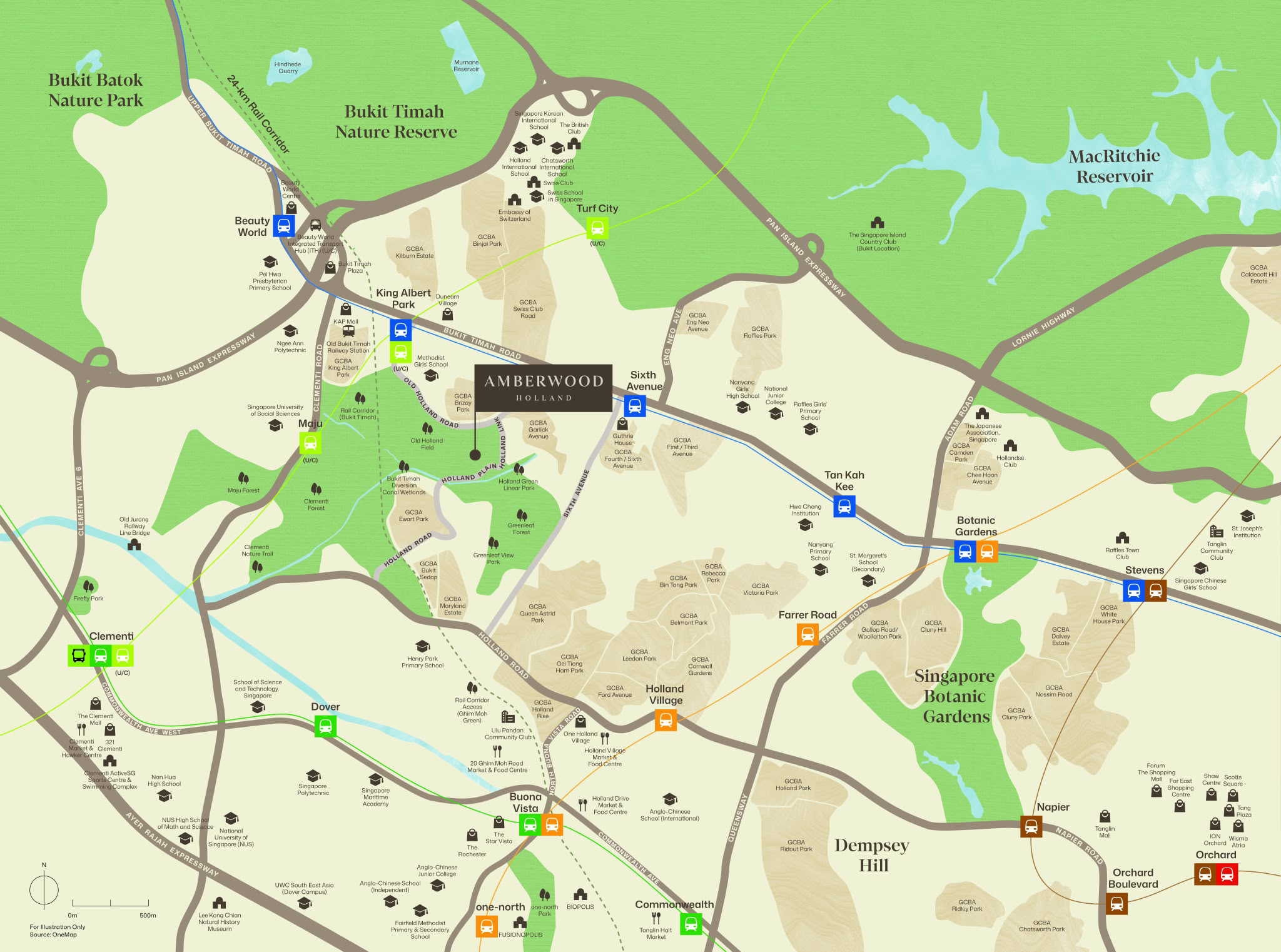 Amberwood at Holland Location map
