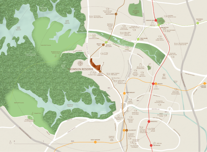 Thomson Reserve Location Map