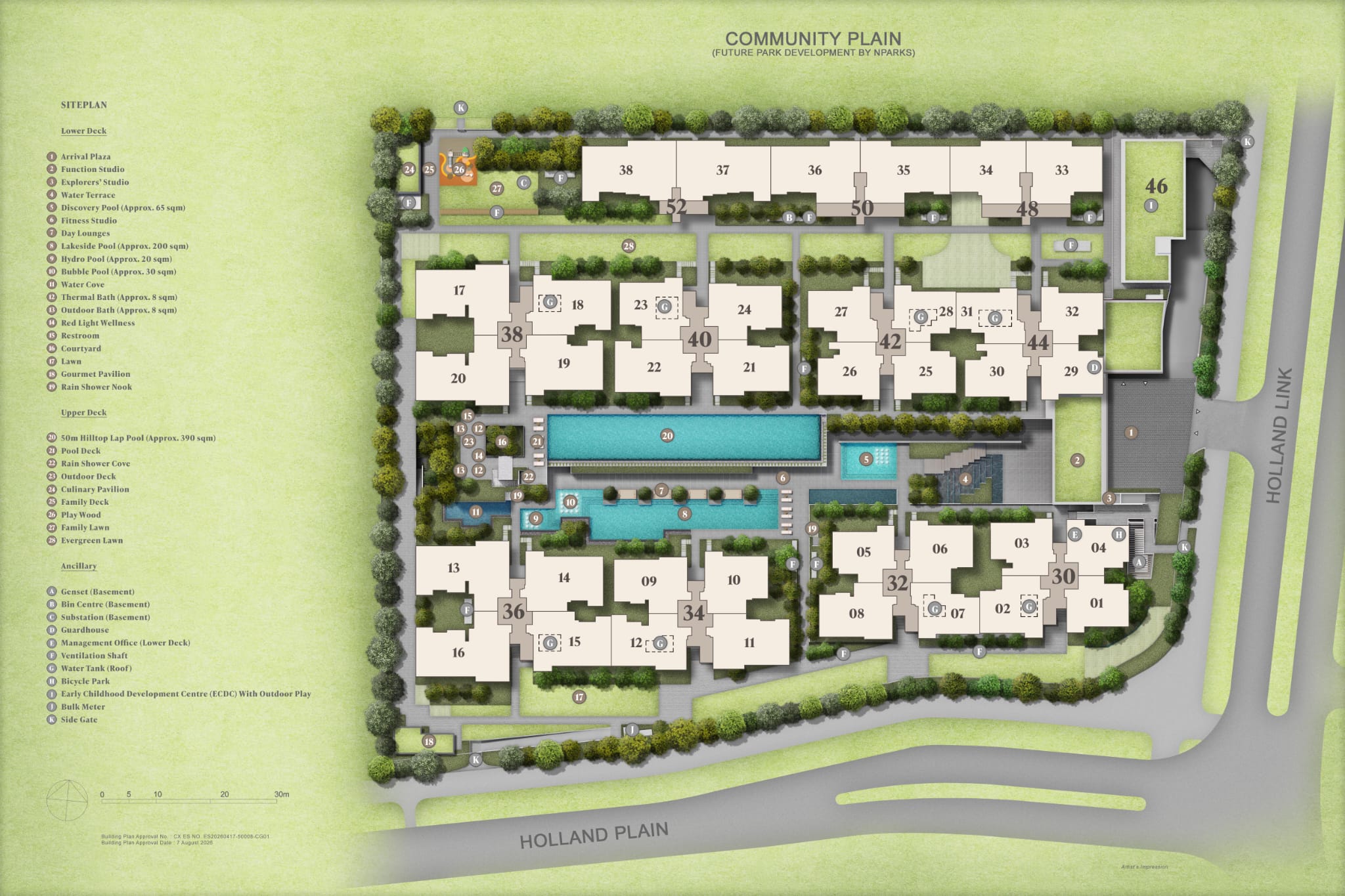 Amberwood at Holland Site map