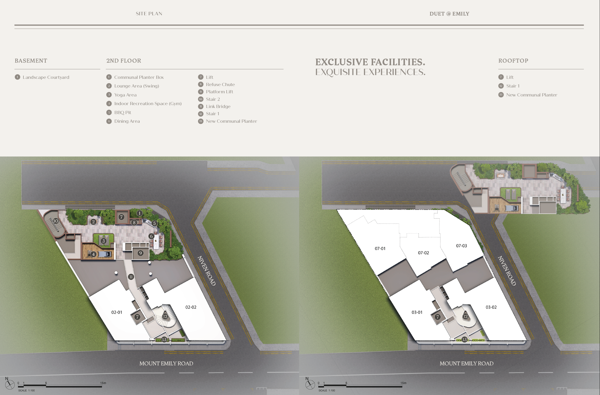 Duet@Emily Site map