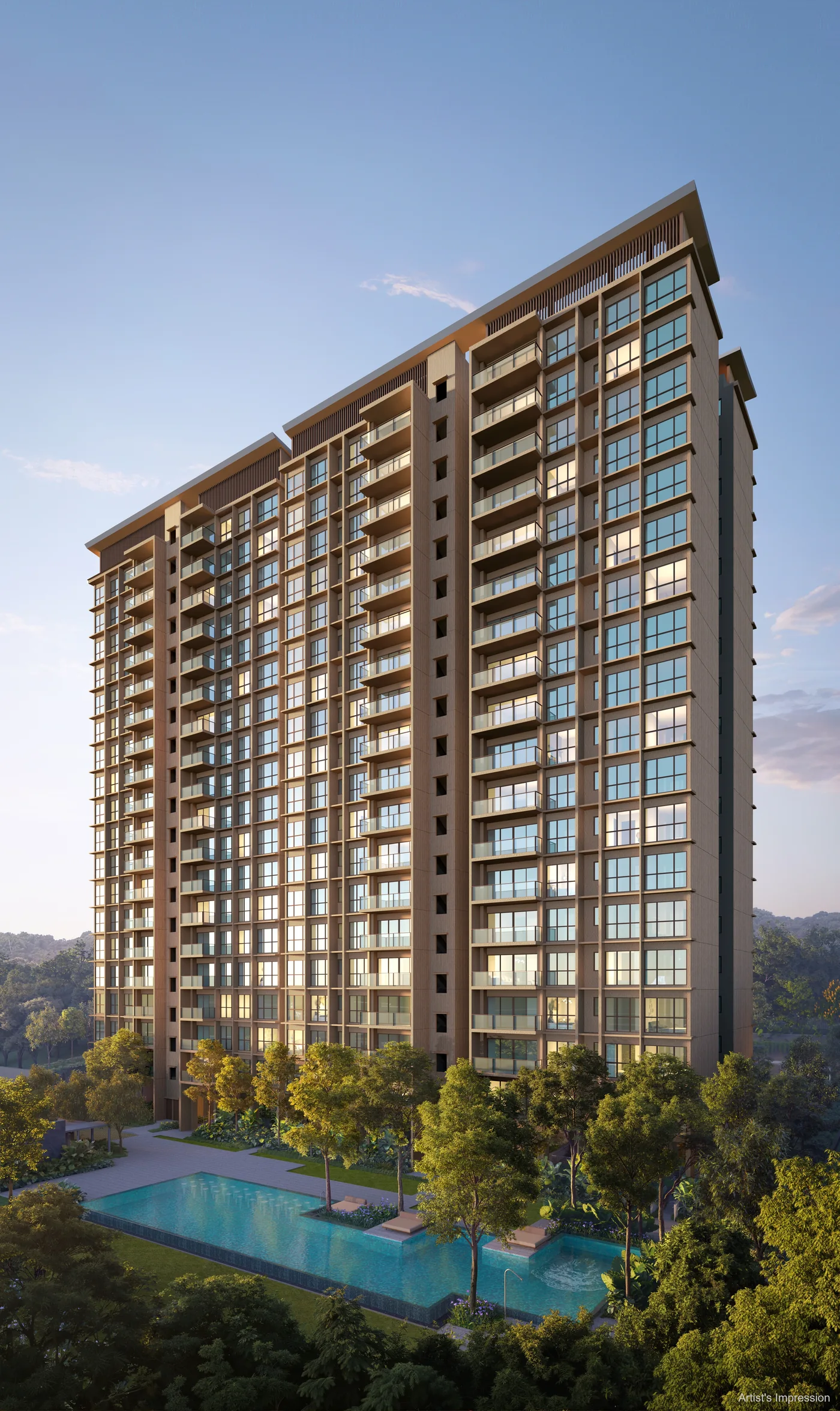 Dunearn House Pinnacle Collection tower in District 11